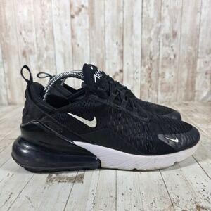 Nike Air Max 270 Womens Black White Sneakers AH6789-001 Size 10
